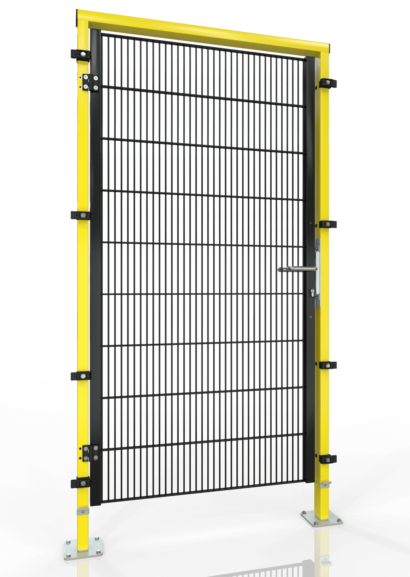 1 FLG. DREHTÜR DIN LINKS ECONFENCE® HIGH LINE BT01 1000x2000 RAL1021-9005