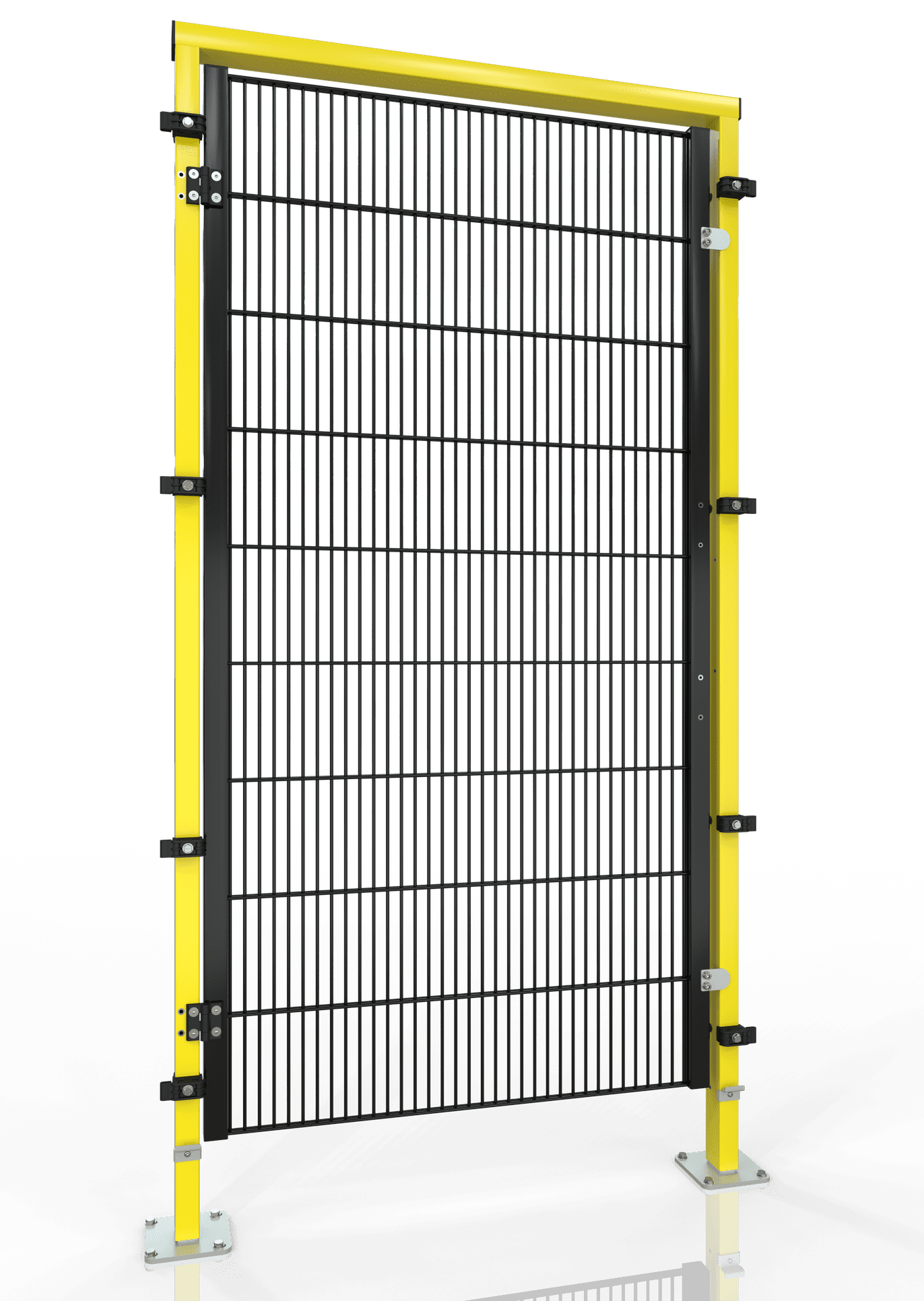 1 FLG. DREHTÜR DIN LINKS ECONFENCE® HIGH LINE GH01 1000x2000 RAL1021