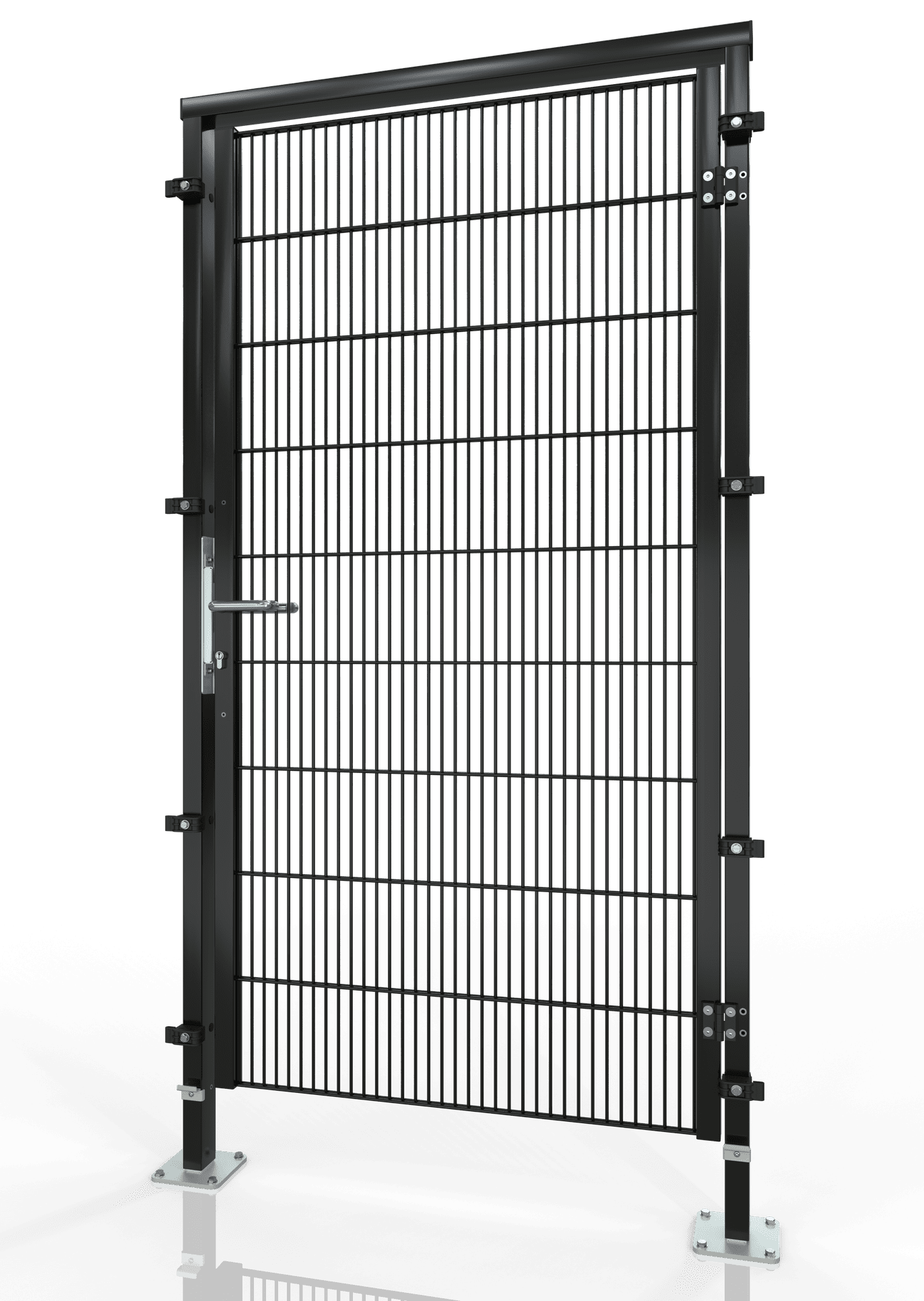 Drehtür für Maschinenschutzgitter ECONFENCE® BASIC LINE BT01 1000x2000 RAL-9005