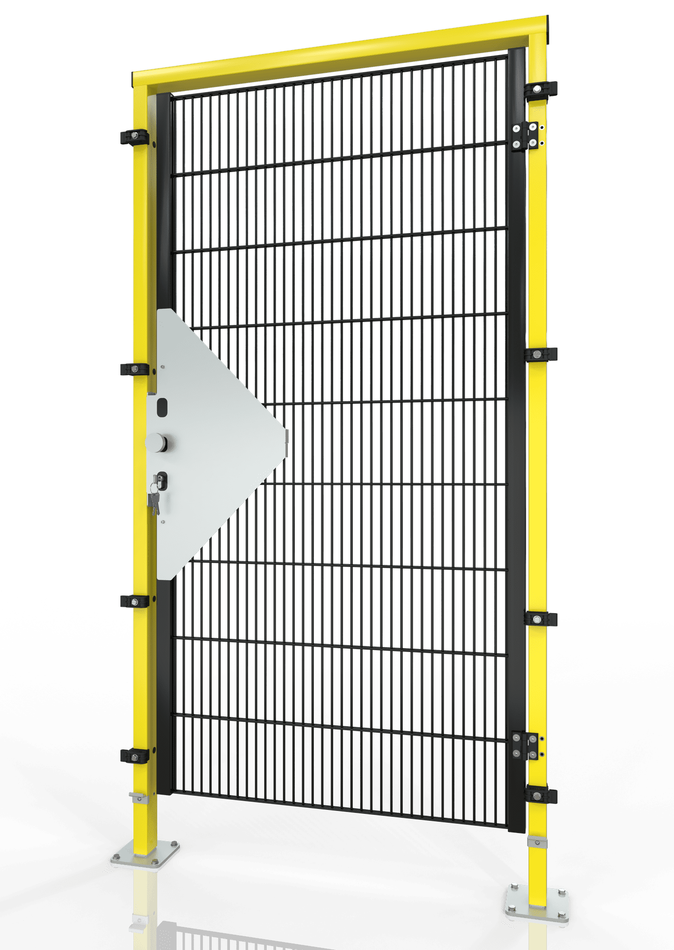 Drehtür für Maschinenschutzgitter ECONFENCE® BASIC LINE BT01 800x2200 RAL7035