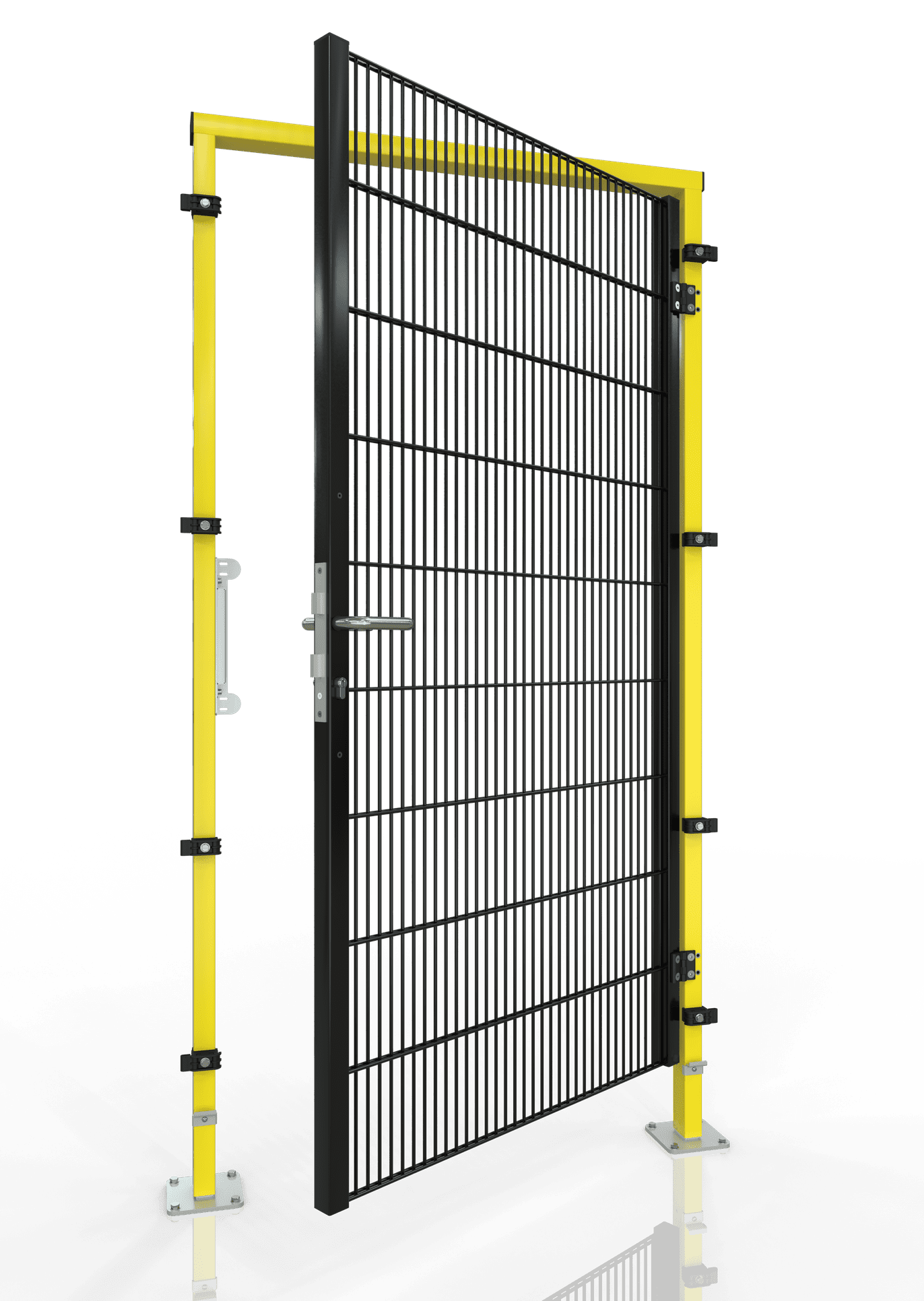 1 FLG. DREHTÜR DIN LINKS ECONFENCE® MEDIUM LINE BT01 1400x2400 RAL1021-9005