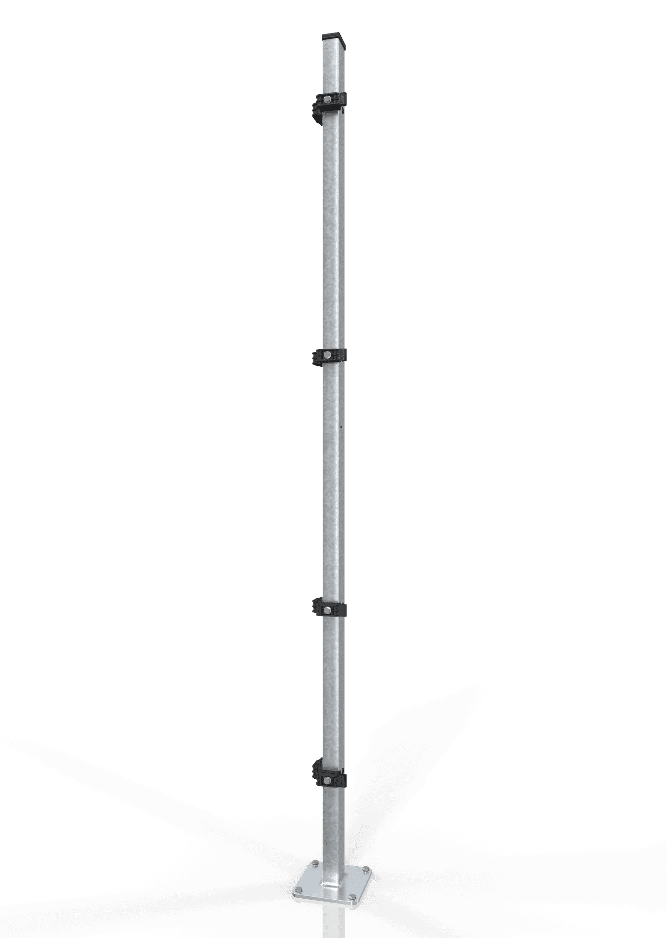 Universal-Eckpfosten ECONFENCE® BASIC LINE ABSTURZSICHERUNG 60x40x2000MM