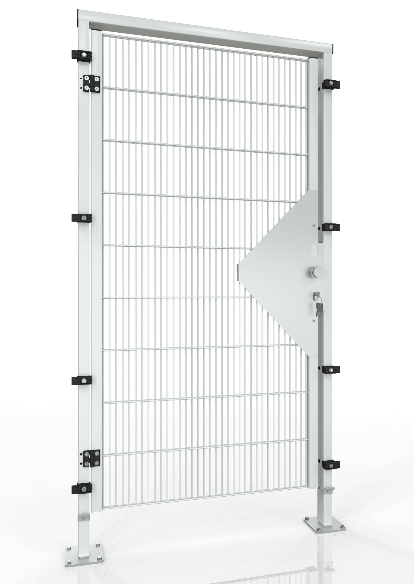 1 FLG. DREHTÜR DIN LINKS ECONFENCE® HIGH LINE TS01 1400x2000 RAL 7035