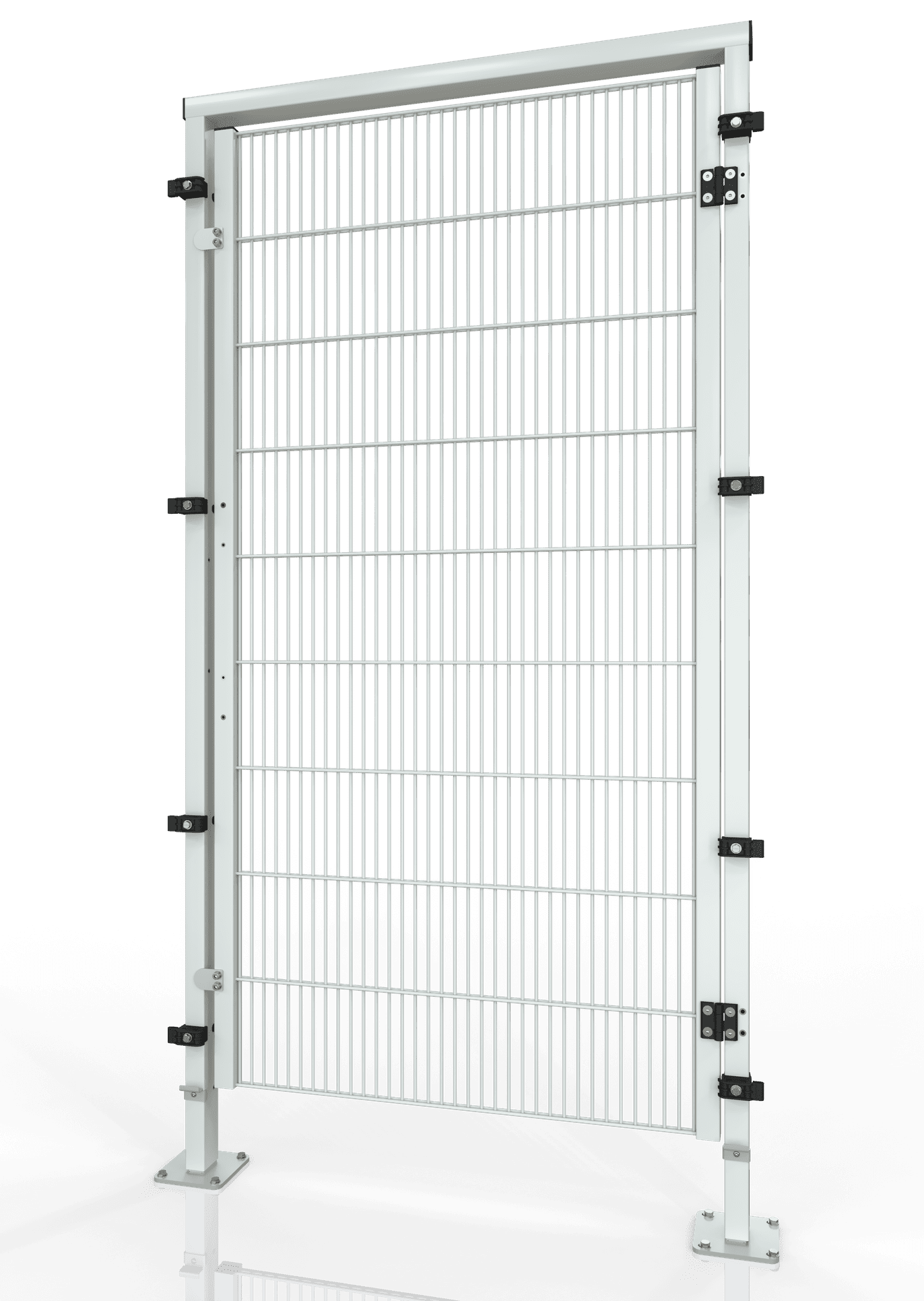 Drehtür für Maschinenschutzgitter ECONFENCE® BASIC LINE GH01 1000x2000 RAL7035